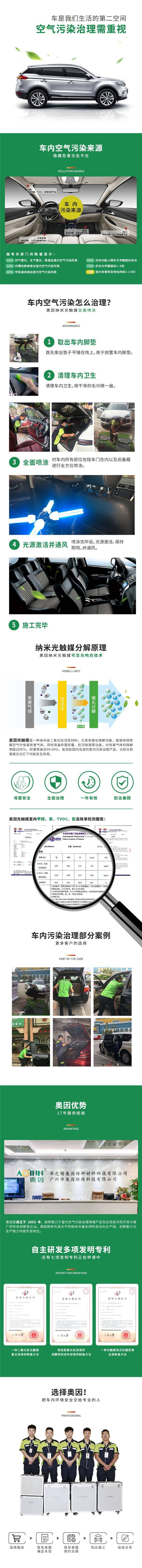 新车甲醛治理详情