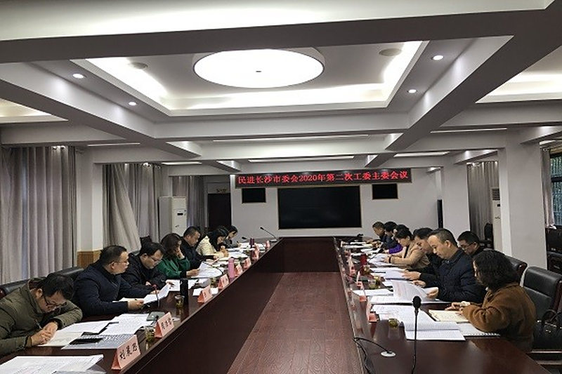 民进长沙市委会召开2020年第二次工委主委会议