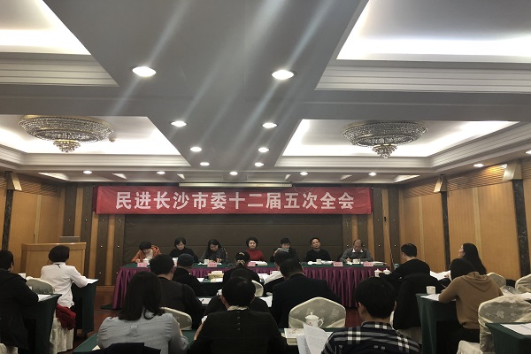 民进长沙市委十二届五次全体会议召开