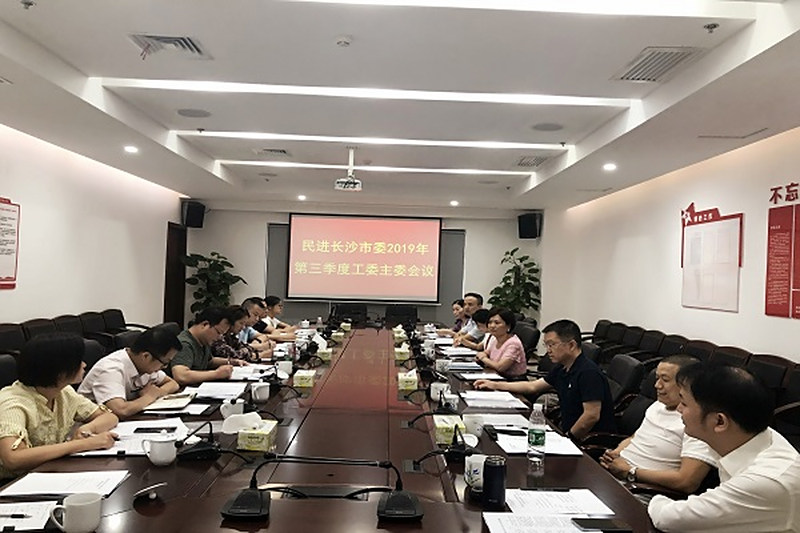 民进长沙市委召开2019年第三季度工委主委会议