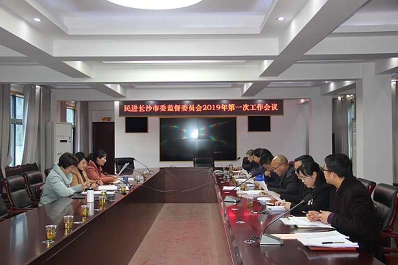 民进长沙市委监督委员会召开2019年第一次工作会议