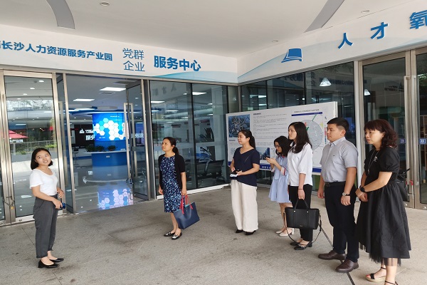 南宁民进陈蓉一行来长调研3