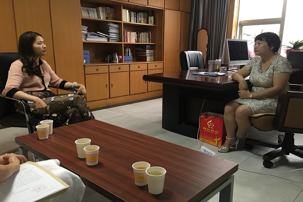 李素娥专职副主委赴开福区走访