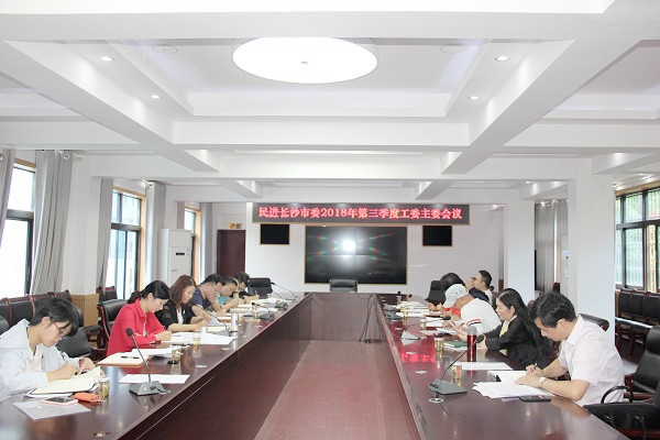 民进长沙市委召开2018年第三季度工委主