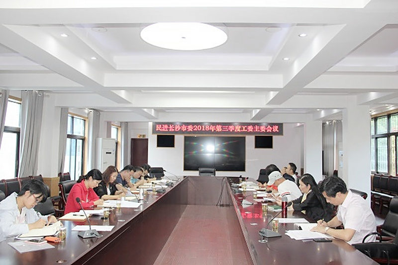 民进长沙市委召开2018年第三季度工委主委会议