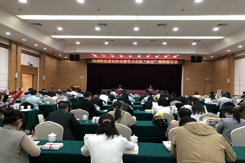 民进长沙市委积极学习贯彻全国两会精神