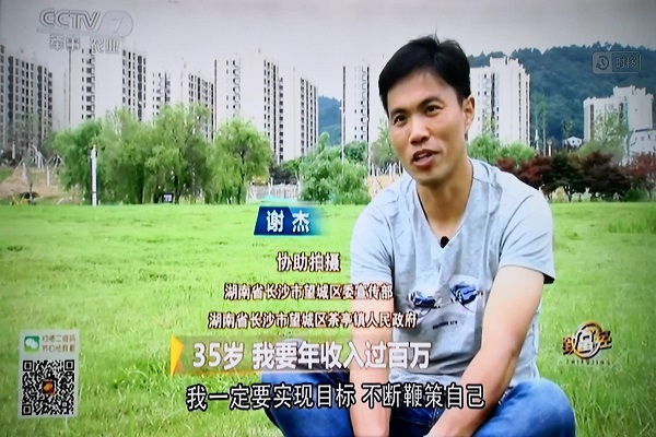长沙民进会员谢杰卖鸡蛋：35岁 我要年收