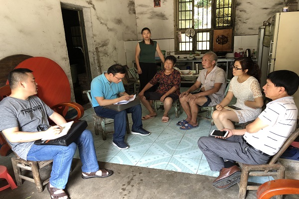 民进长沙市委赴宁乡市龙福新村走访调研2