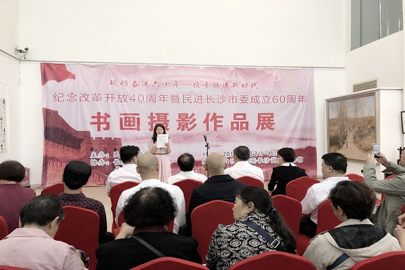 砥砺奋进六十年 携手挺进新时代——民进长沙市委举办主题书画摄影作品展
