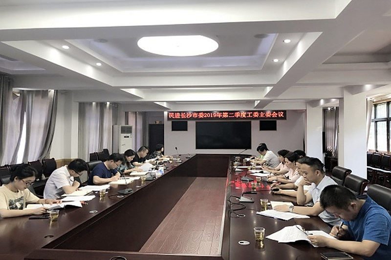 民进长沙市委召开2019年第二季度工委主委会议