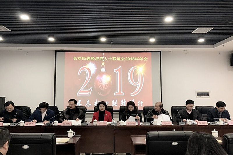 长沙民进经济界人士联谊会2018年年会成功举办