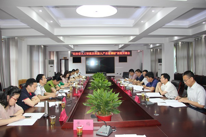 民进长沙市委召开“长沙市人工智能及机器人产业链调研”课题开题会