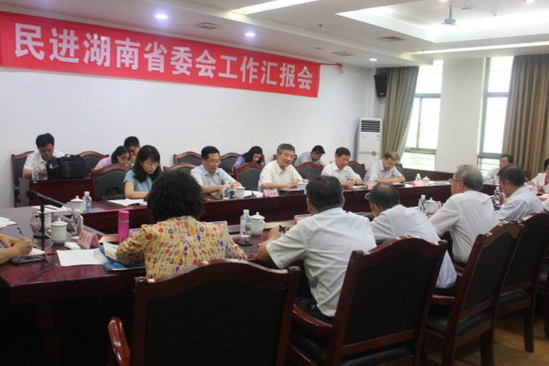 民进长沙市委工作在罗富和副主席来湘座谈会上受肯定