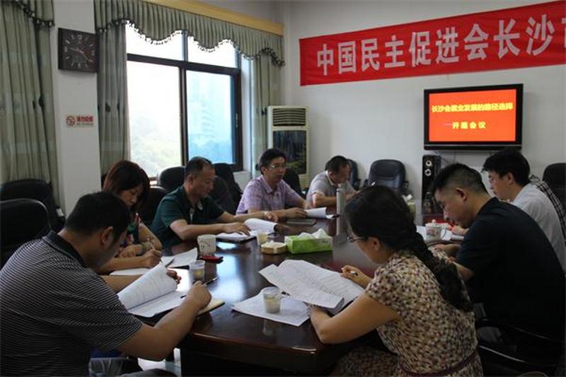 会市委召开“长沙会展业发展的路径选择”课题开题会