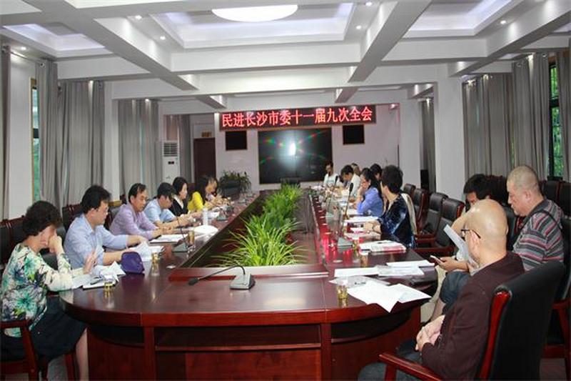 民进长沙市委召开十一届九次全会