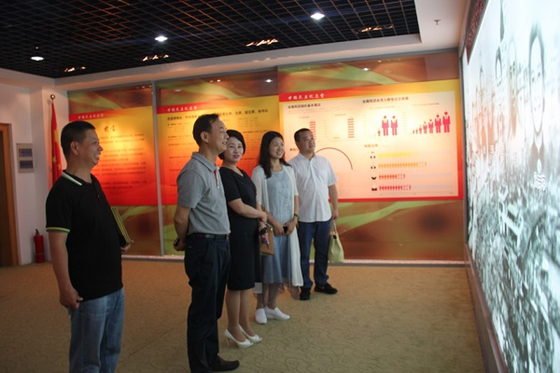 民进长沙市委李平主委带队参观民进中央机关及会史展览馆