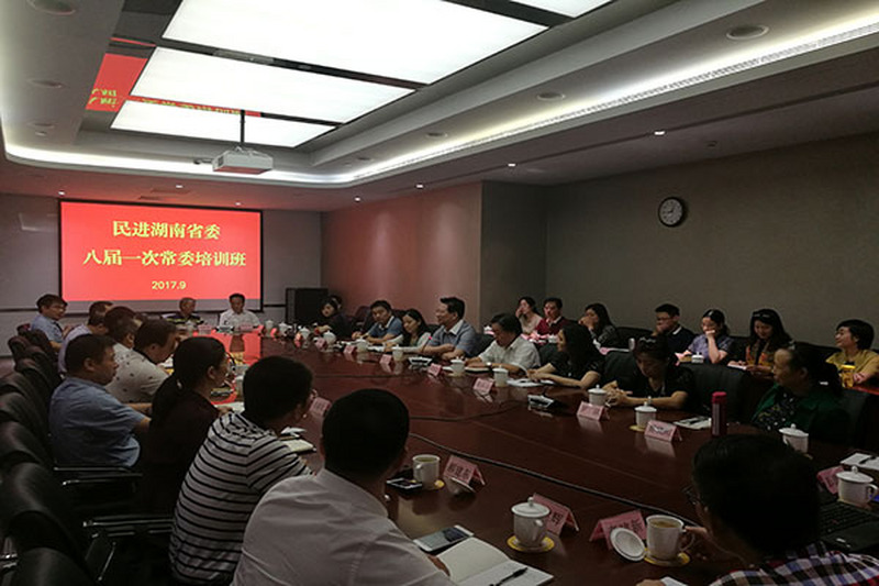 李素娥参加民进湖南省第八届委员会常委培训班