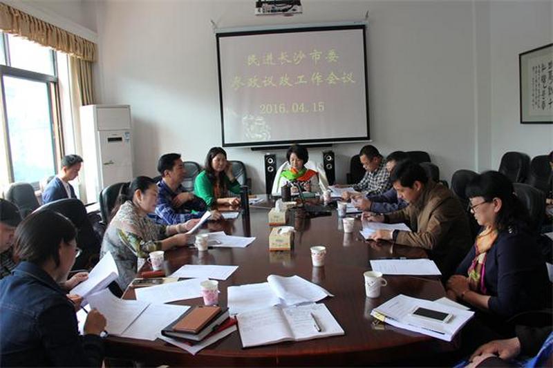 民进长沙市委召开参政议政工作委员会（扩大）会议