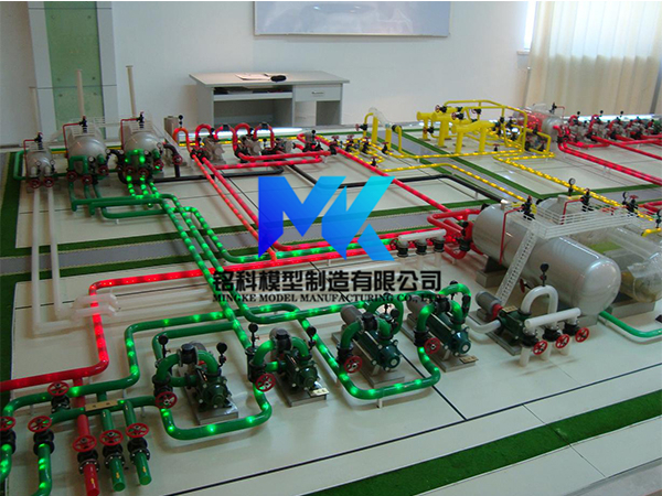 大慶油田采油廠流程沙盤模型