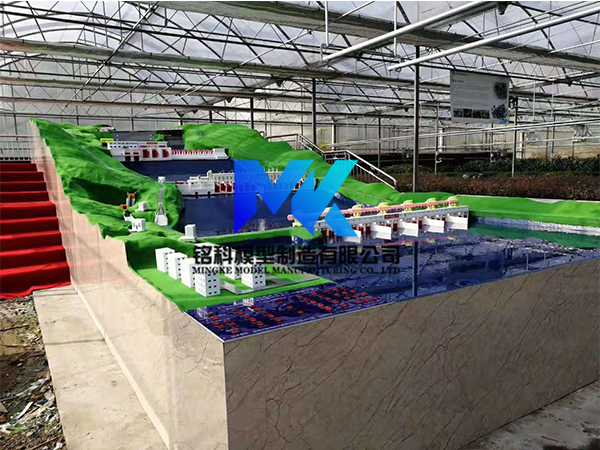 大型污水处理厂布置立体模型