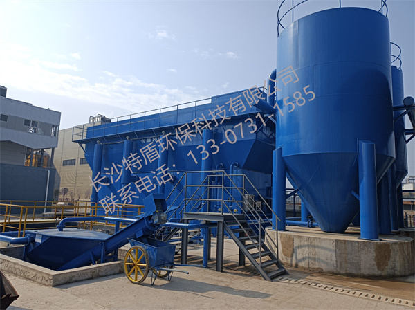 贵州某新材料有限公司300t/h一体化自动反冲净水器