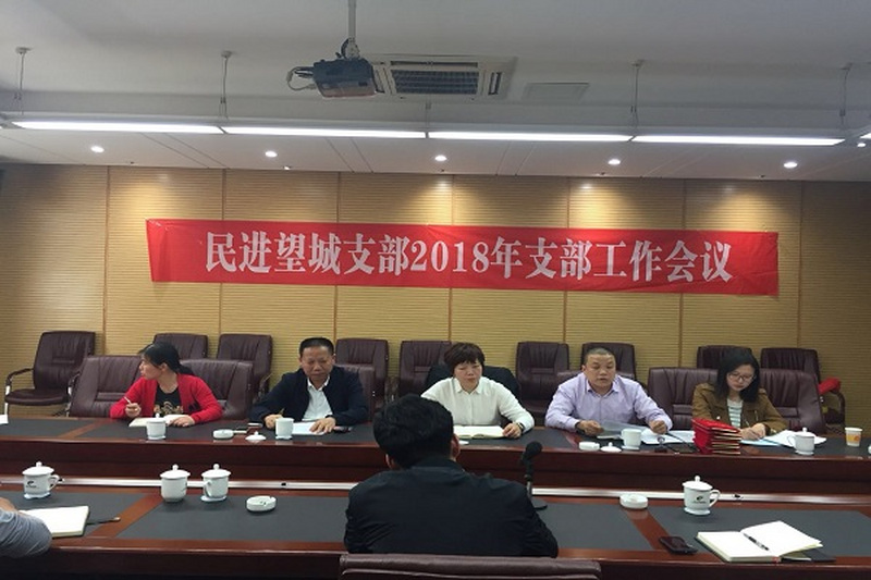 民进望城支部召开2018年支部工作会议暨全国两会精神学习会议