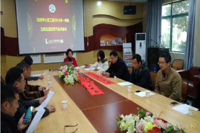民进天心区工委2018年一季度支部主委及骨干会员会议顺利举行