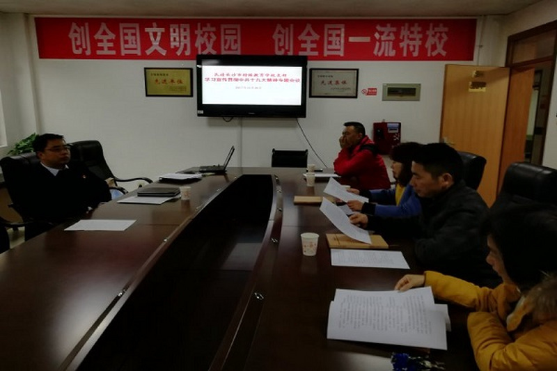 民进长沙市特殊教育学校支部开展学习十九大活动