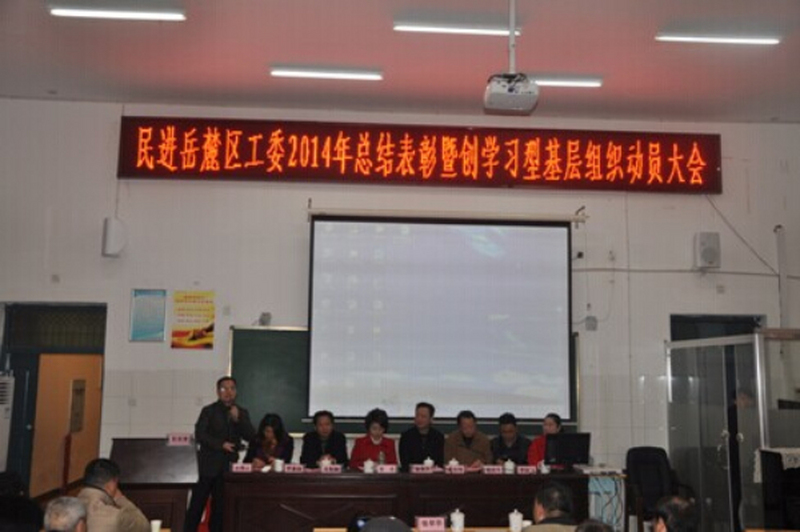 岳麓区工委召开2014年总结表彰暨创学习型基层组织动员大会