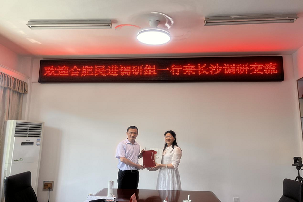 合肥民进调研组一行来长沙调研交流2