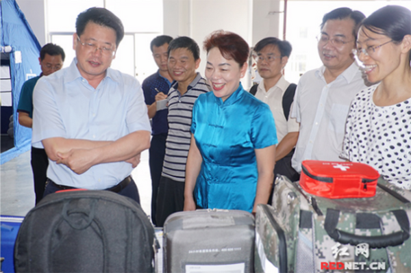杨光荣副省长一行高度肯定环康科技防灾减灾救灾工作