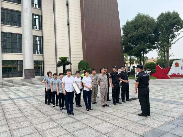 長沙縣法院及黃花保稅區兩個項目進行消防演練