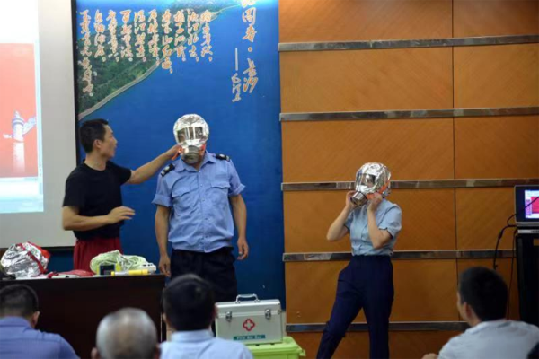 长沙市殡葬事务中心开展安全月消防培训及消防演练