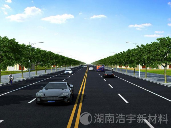 柳叶湖环湖路面展示