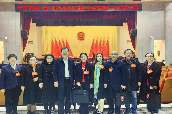 宁乡“两会”上的民进声音铿锵有力