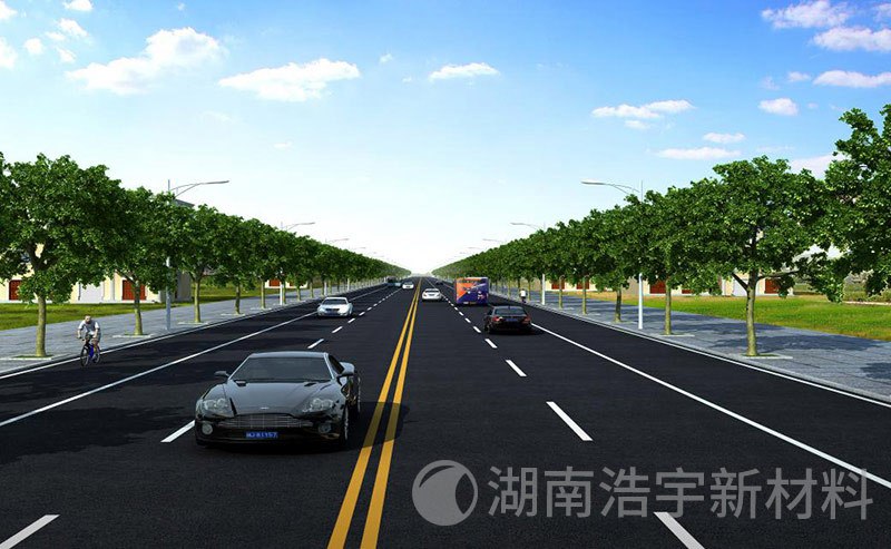 柳叶湖环湖路面展示