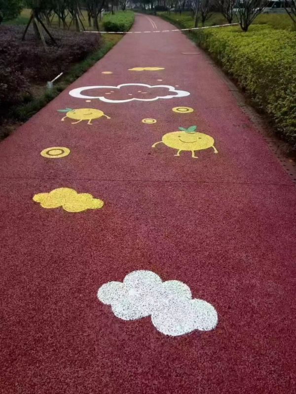 透水混凝土路面改色