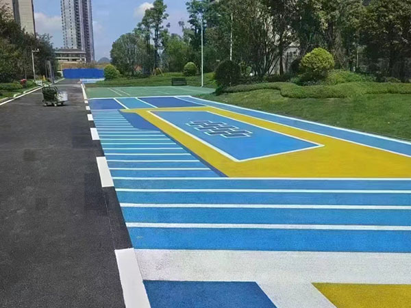沥青路面水性聚脲改色材料