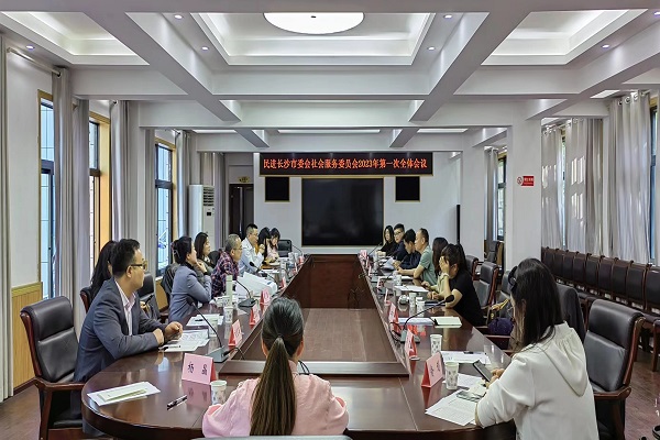 民进长沙市委会社会服务委员会2023年第一次全体会议召开1
