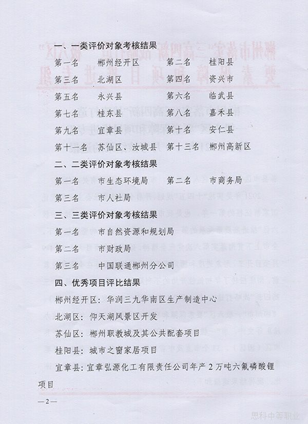 2-郴州市落实“三高四新”战略打造“一极六区”要素保障和项目
