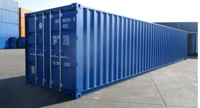 Container skeleton transport semi trailer