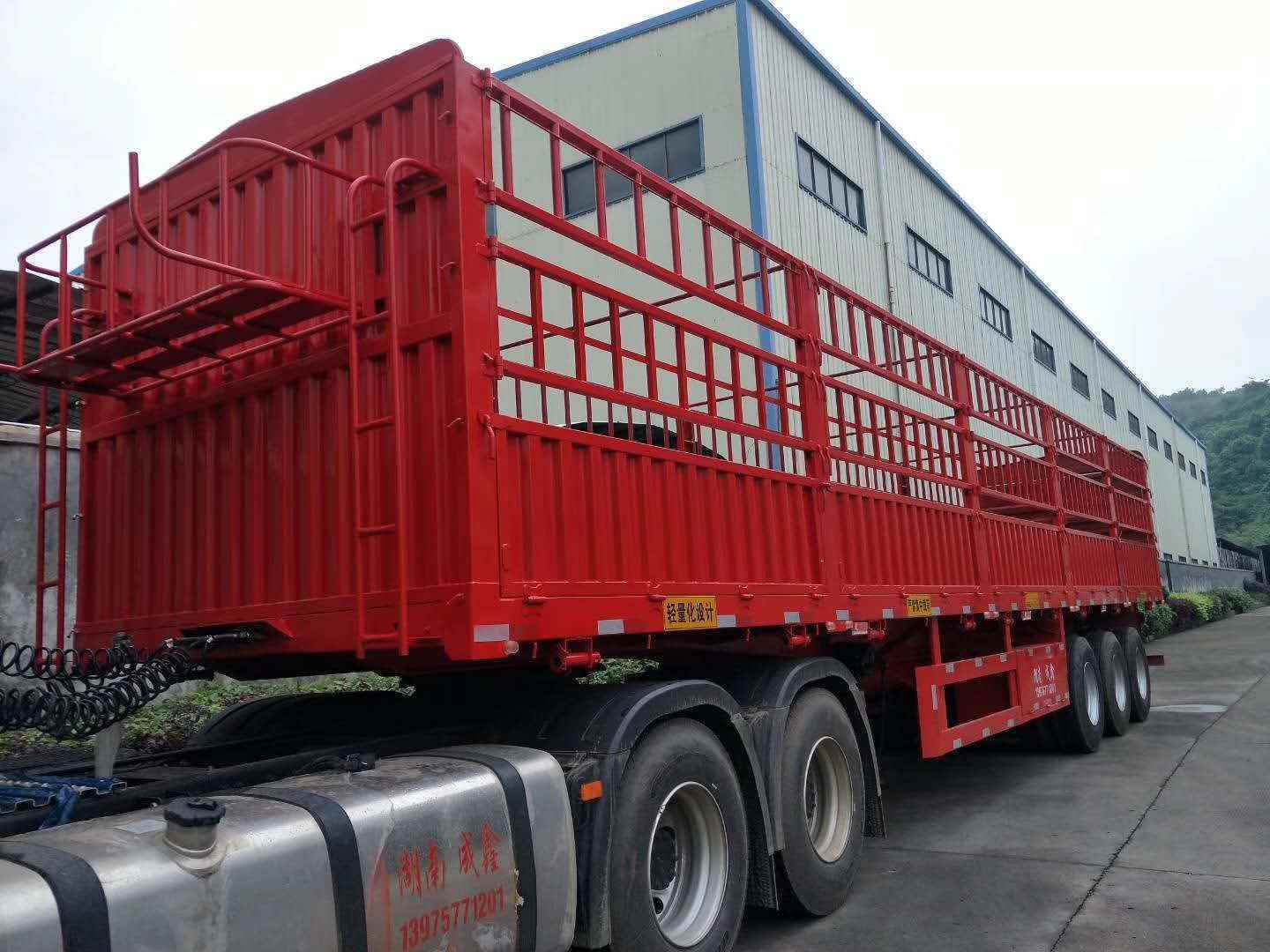 Fence semi trailer