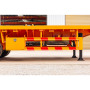 Container flatbed semi trailer