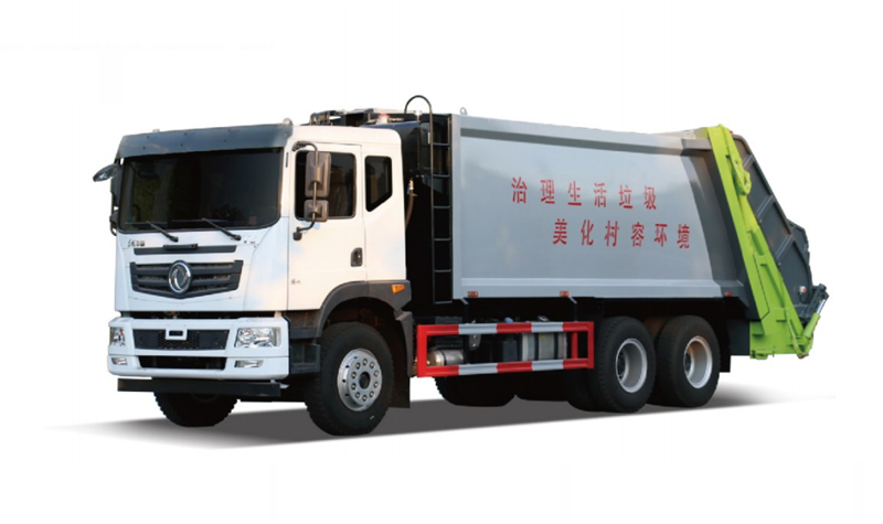 华神T5后双桥压缩式垃圾车