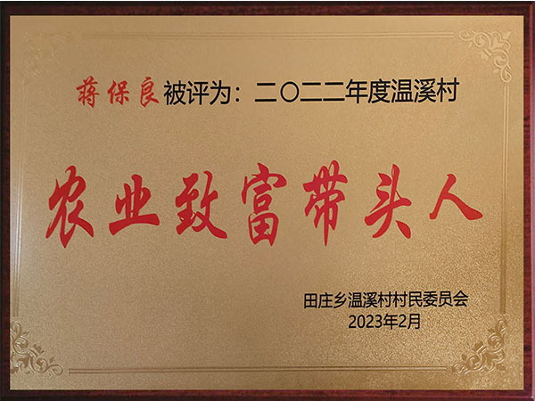 农业致富带头人