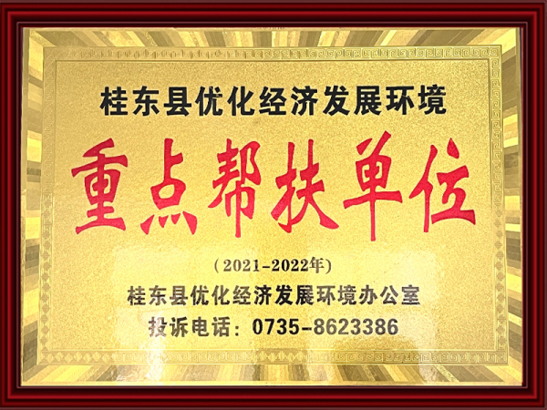 桂东重点帮扶单位