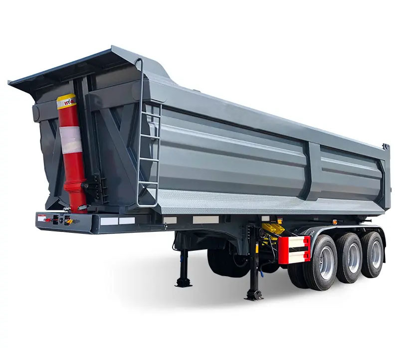 rear dump semi trailer