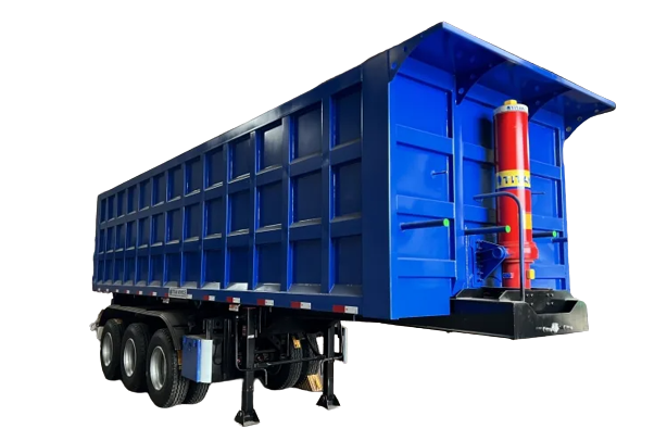 Rear dump semi trailer