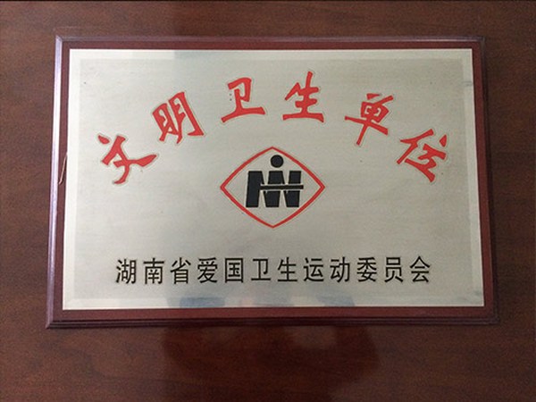 湖南省文明卫生单位
