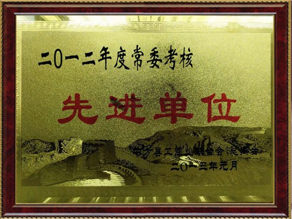先進(jìn)單位